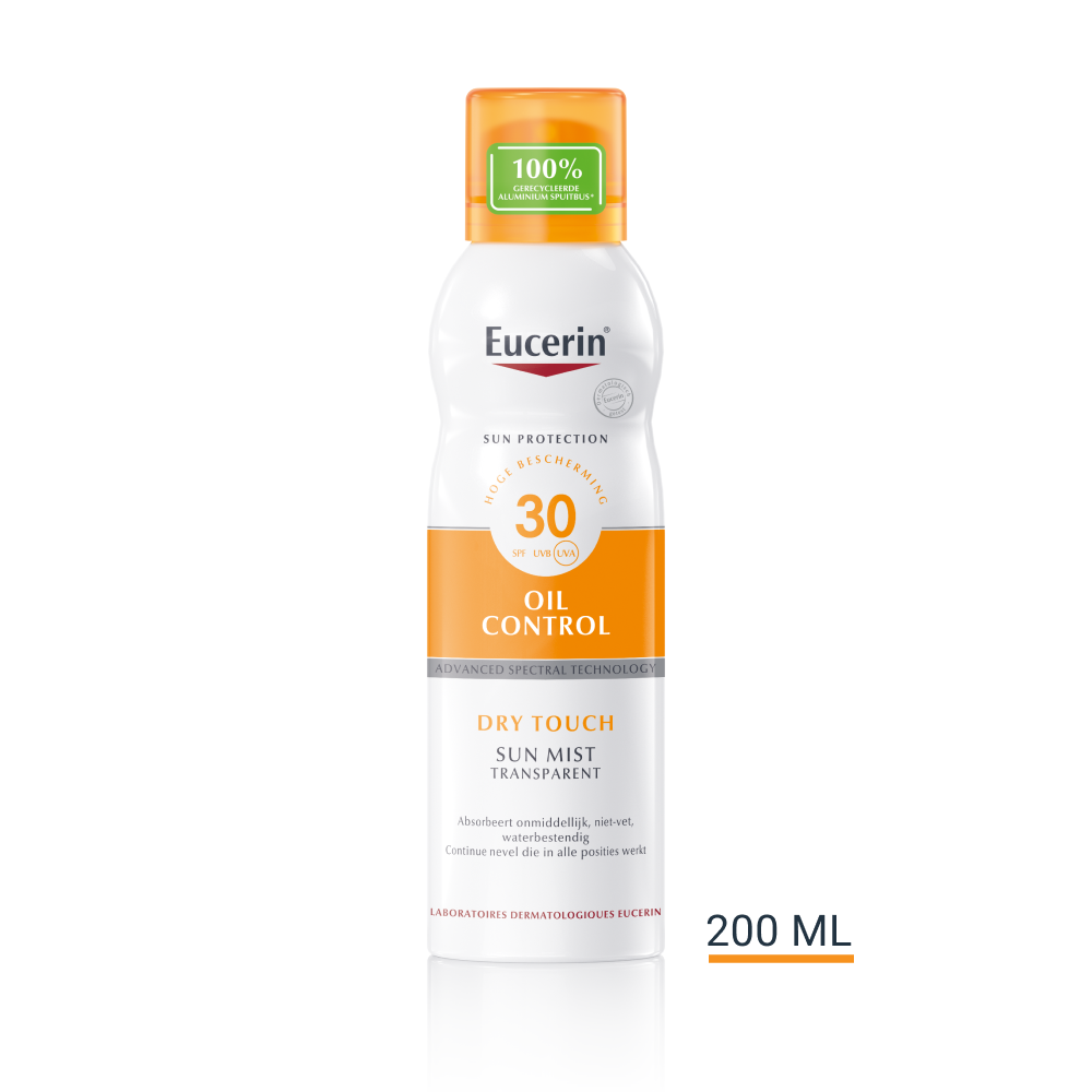Eucerin Sun Oil Control Mist Transparent Dry Touch SPF30 200ml